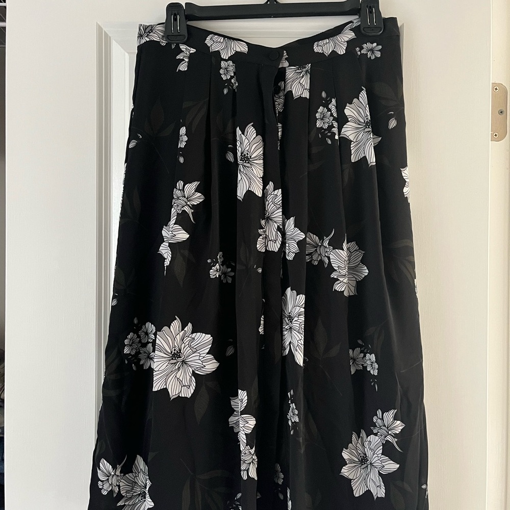 Banana Republic Floral Midi Skirt